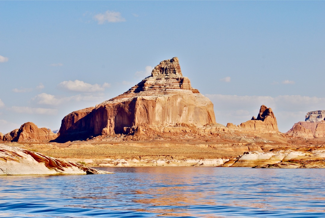 Lake Powell on the water.