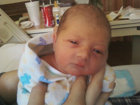 Our oldest son,Paul's, son, Jacob  born 5/2/12