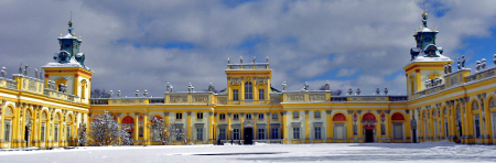 Wilanow palace just down the street from my apartment