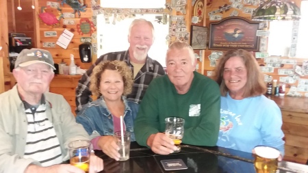 friends at Happy Crab bar