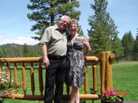 Marlene Shiels and Me in Cranbrook B.C. August, 2011