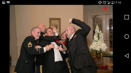 Hazing the new Brother-in-law!