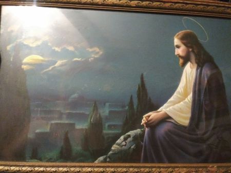 Christ Sits on the Mountain