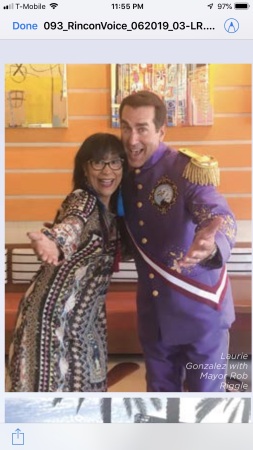 Mayor of Funner, California, Rob Riggle