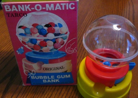 Bubble gum bank