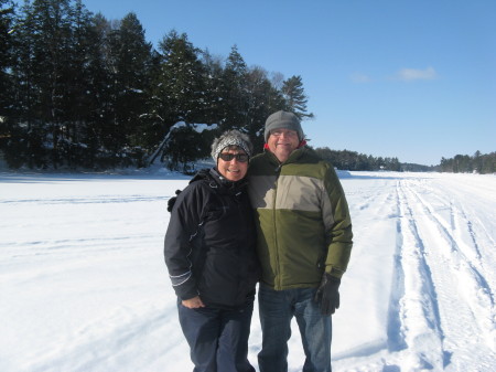 Feb 2014 on Little Whitefish Lake