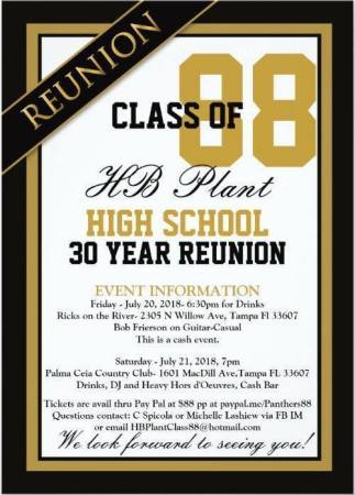 Michelle Glenn's album, H. B. Plant High School Reunion