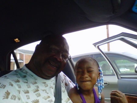 Mr. Buie and Natalia(granddaughter)