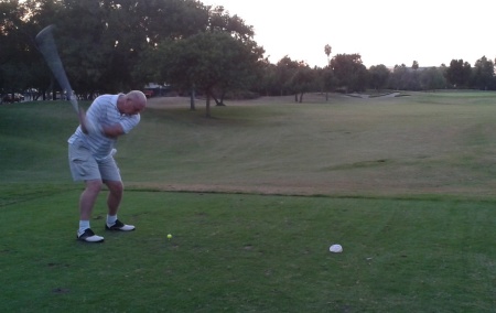 9th Skylinks Long Beach Par 3 hit the green