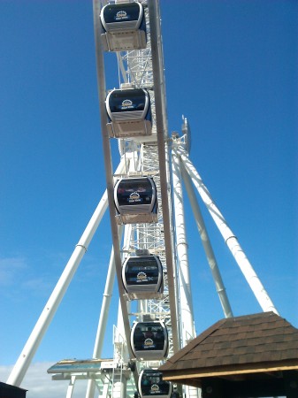 The Seattle Great Wheel  175 feet