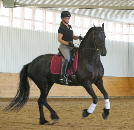 Torunn and I at a clinic.