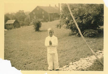 First communion front yard 1952?