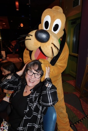 Fun with Pluto at Disneyland, CA