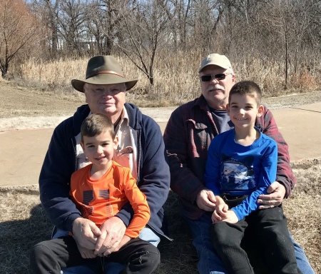 Trout fishing with the grandsons!