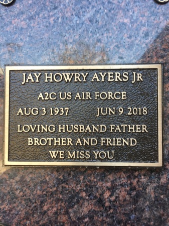 Memorial for Jay H. Ayers, Jr.
