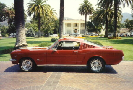 My 1966 Mustang Fastback at Silverado Country Club
