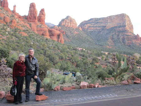Colin and me in Sedona