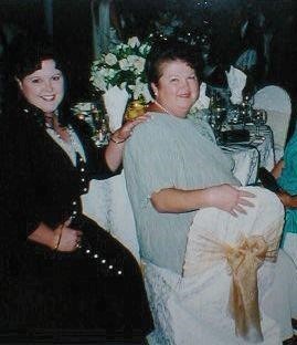 At my sister Tammy's Wedding (1998):