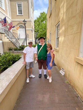 Making friends in historic Charleston