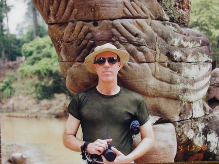 Cambodian jungle trekking in 2001.