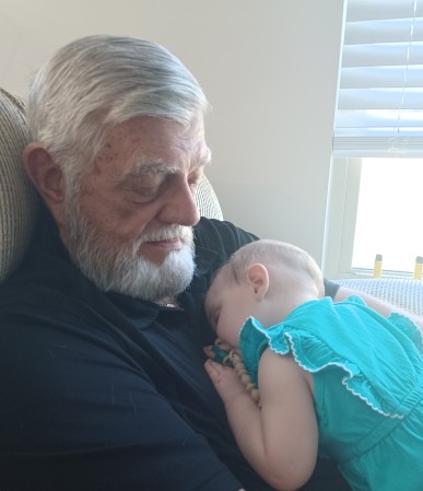 My great-granddaughter & me