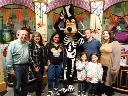My 75th Birthday with family at Disneyland, CA