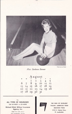 1961 Jr. Civilan Club Calendar