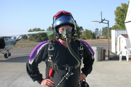 Me, about to do a skydive from 30,000 feet