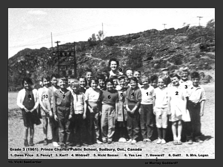 Mrs.Logan's class - Grade 3, 1961