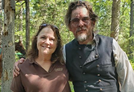 Kerri Valentine & Ethan Hawke as John Brown