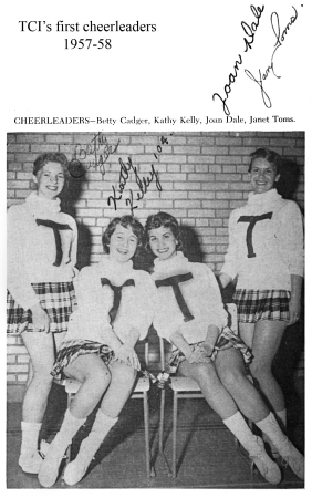 Yearbook photo with trophy autographs!