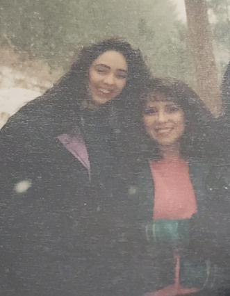 1991 with Elizabeth Cereceres,& still friends❤️