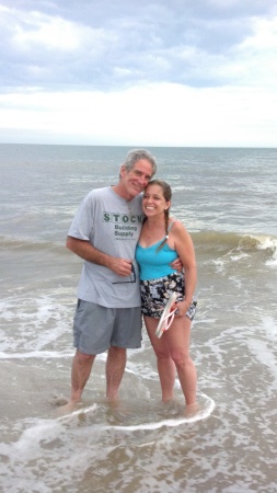 Jack & I at Fernandina Beach July 2012