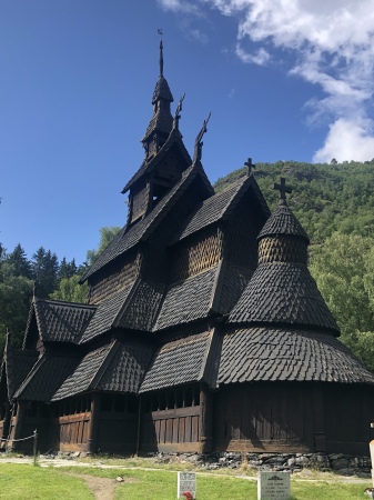 Visiting one of the Stave churches in Norway 