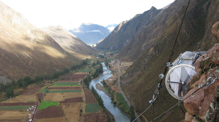 Skylodge - 1500 feet above Sacred Valley