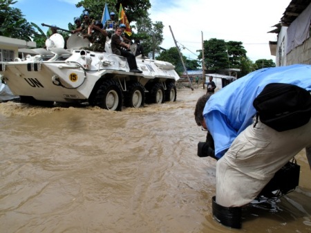 Leogane floodin, Haiti