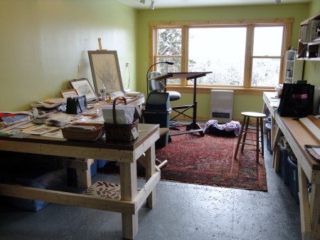 The working part of my studio 2012