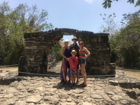 Mayan highway ruins