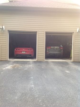 The attached garage