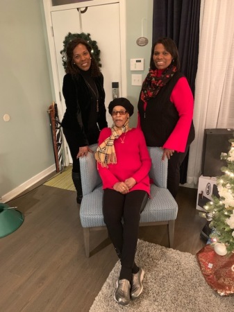 My sister, mother and me 2018 Christmas