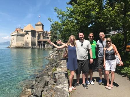 Castle in Montreux Switzerland