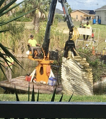 My neighbors fencing from Hurricane Ian 