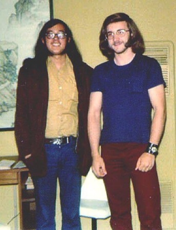 Best friend Tom Barnidge and me 1972
