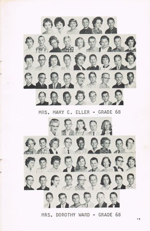 Jeff Smith's album, School 71 1961-62 class pictures