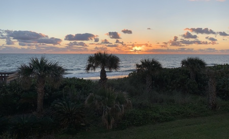 View from porch of our Florida home