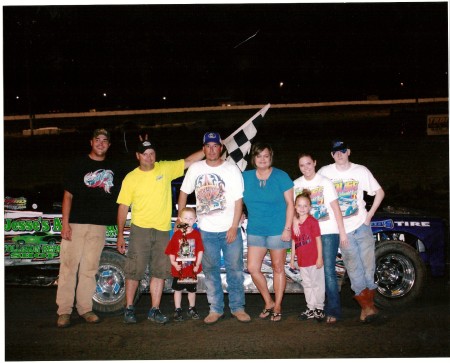 A-feature win at Caney Ks.