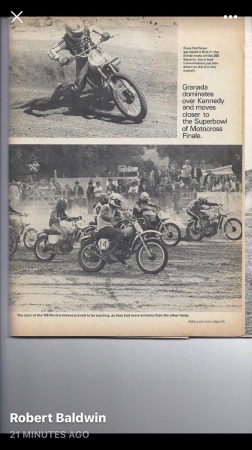 Russ Hoffman's album, High School Motocross 1975 Indian Dunes