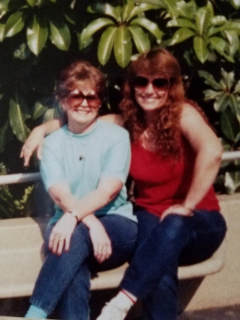 Diane 'Corcoran' Seay and I in the 1980s