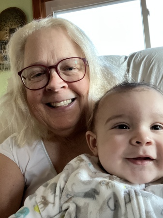 My wife and grandson