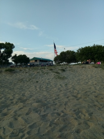 Flag@ the beach.. 😄